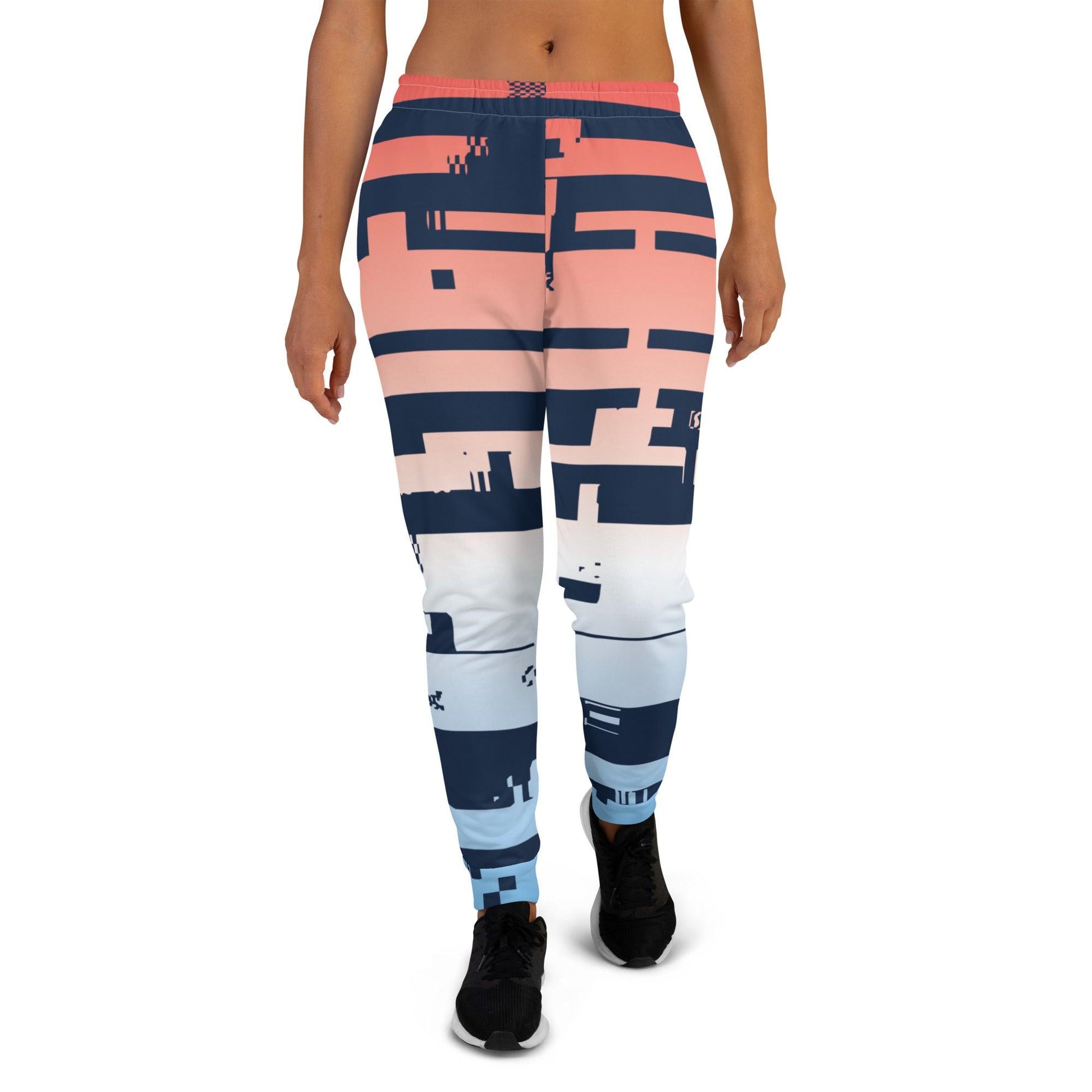 Noise Red Light Women's Joggers - Mo'Bays Backyard