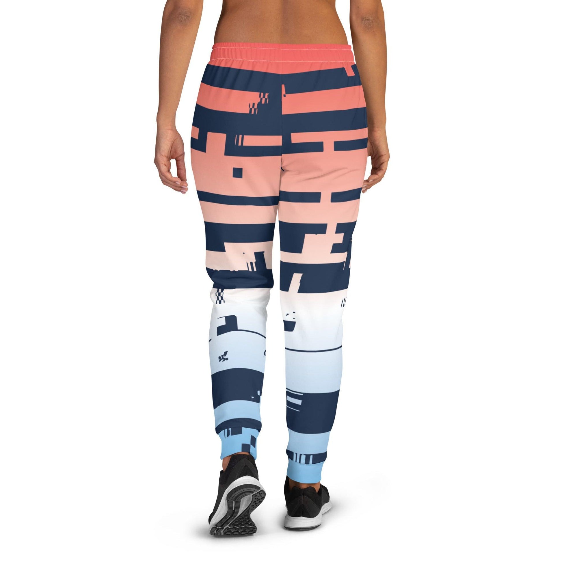 Noise Red Light Women's Joggers - Mo'Bays Backyard