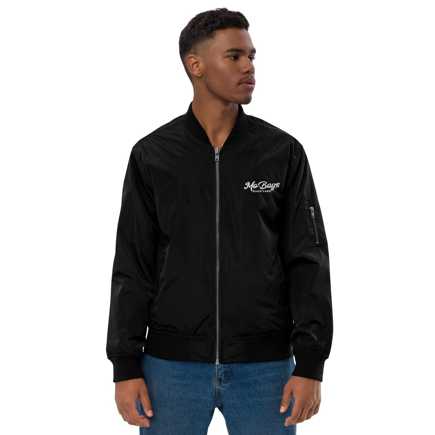 Panting Premium Recycled Bomber Jacket - Mo'Bays Backyard