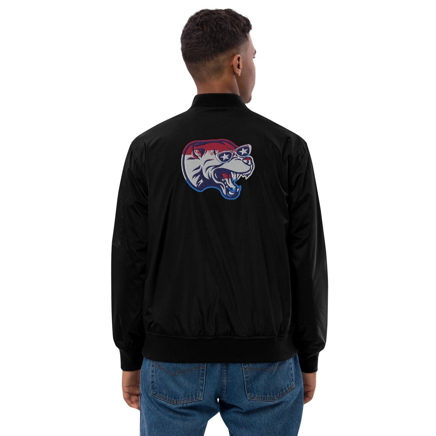 Panting Premium Recycled Bomber Jacket - Mo'Bays Backyard