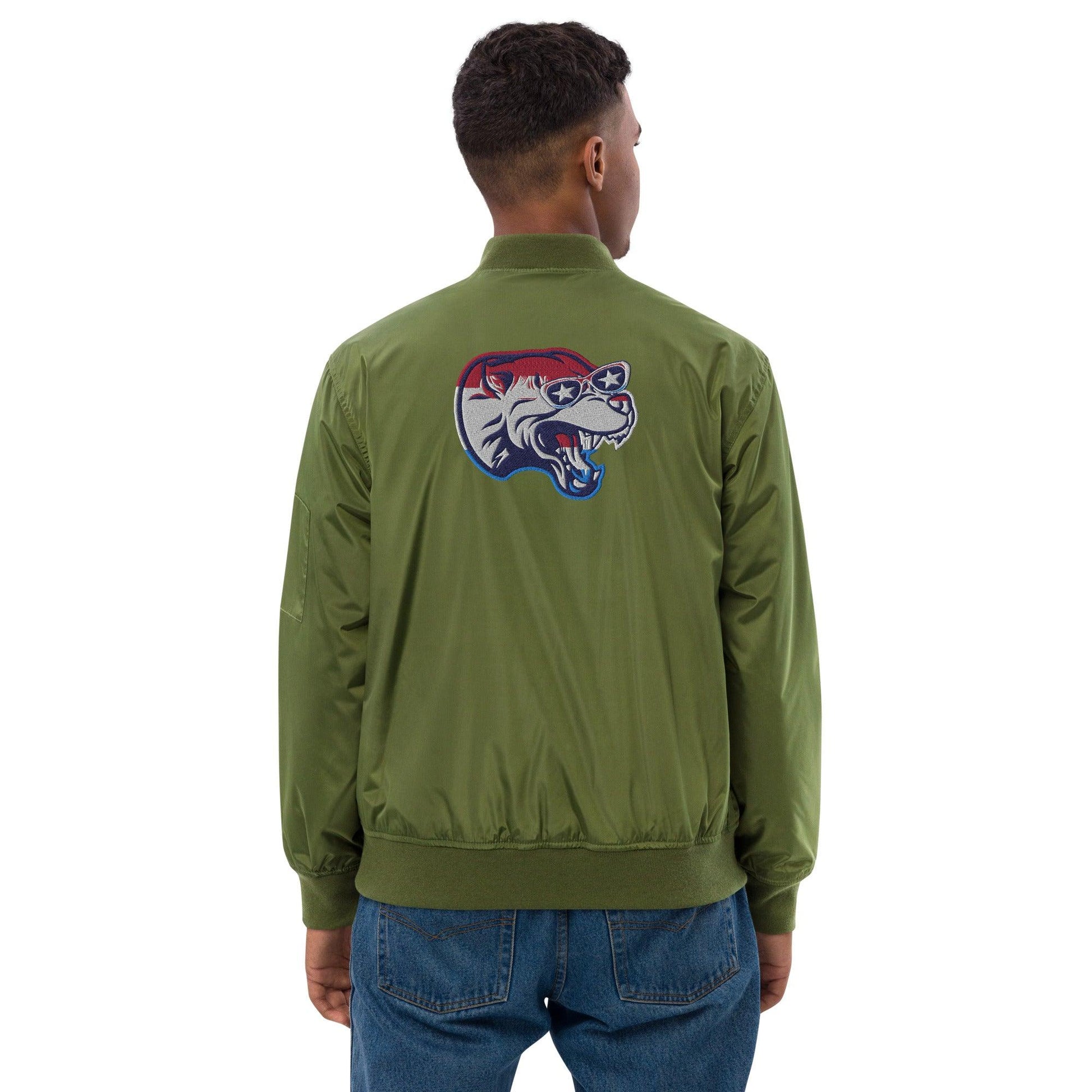 Panting Premium Recycled Bomber Jacket - Mo'Bays Backyard