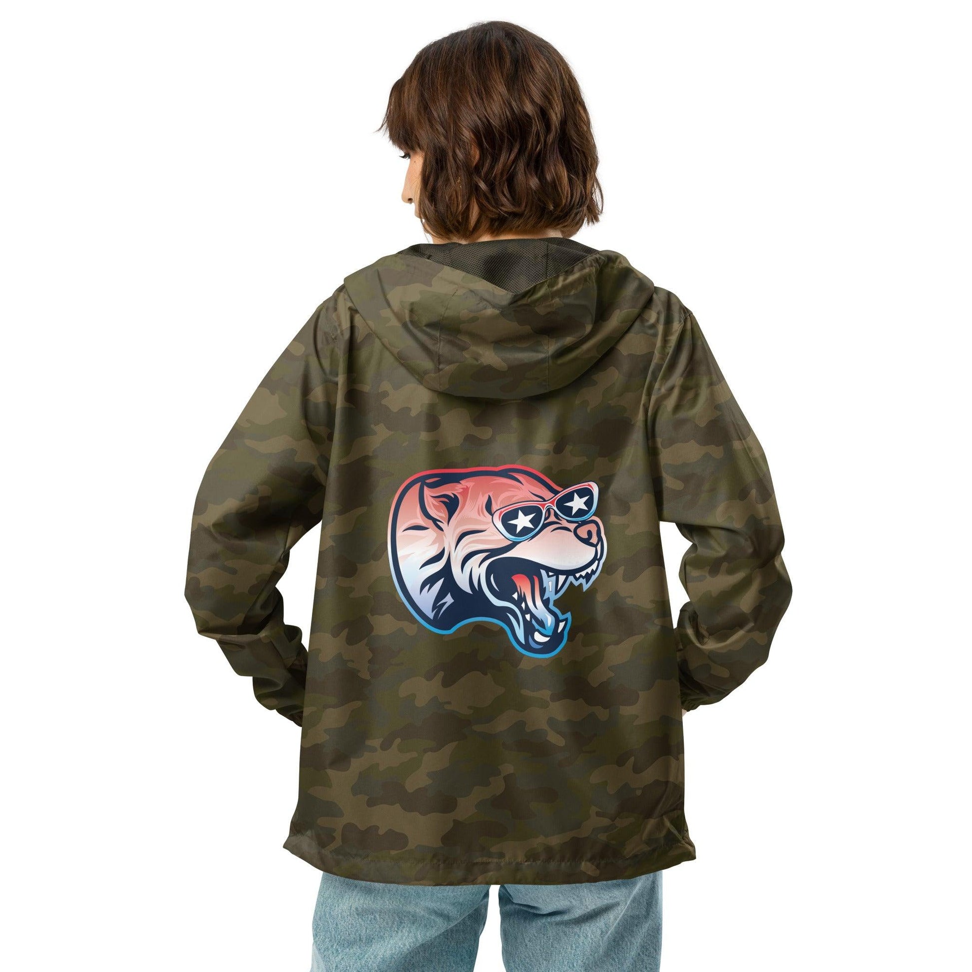 Panting Unisex Lightweight Zip-Up Windbreaker Jacket - Mo'Bays Backyard