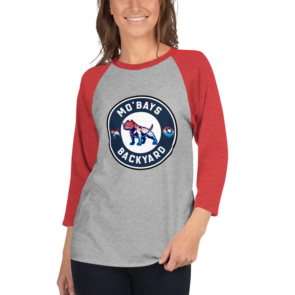 Round 3/4 Sleeve Raglan Shirt - Mo'Bays Backyard