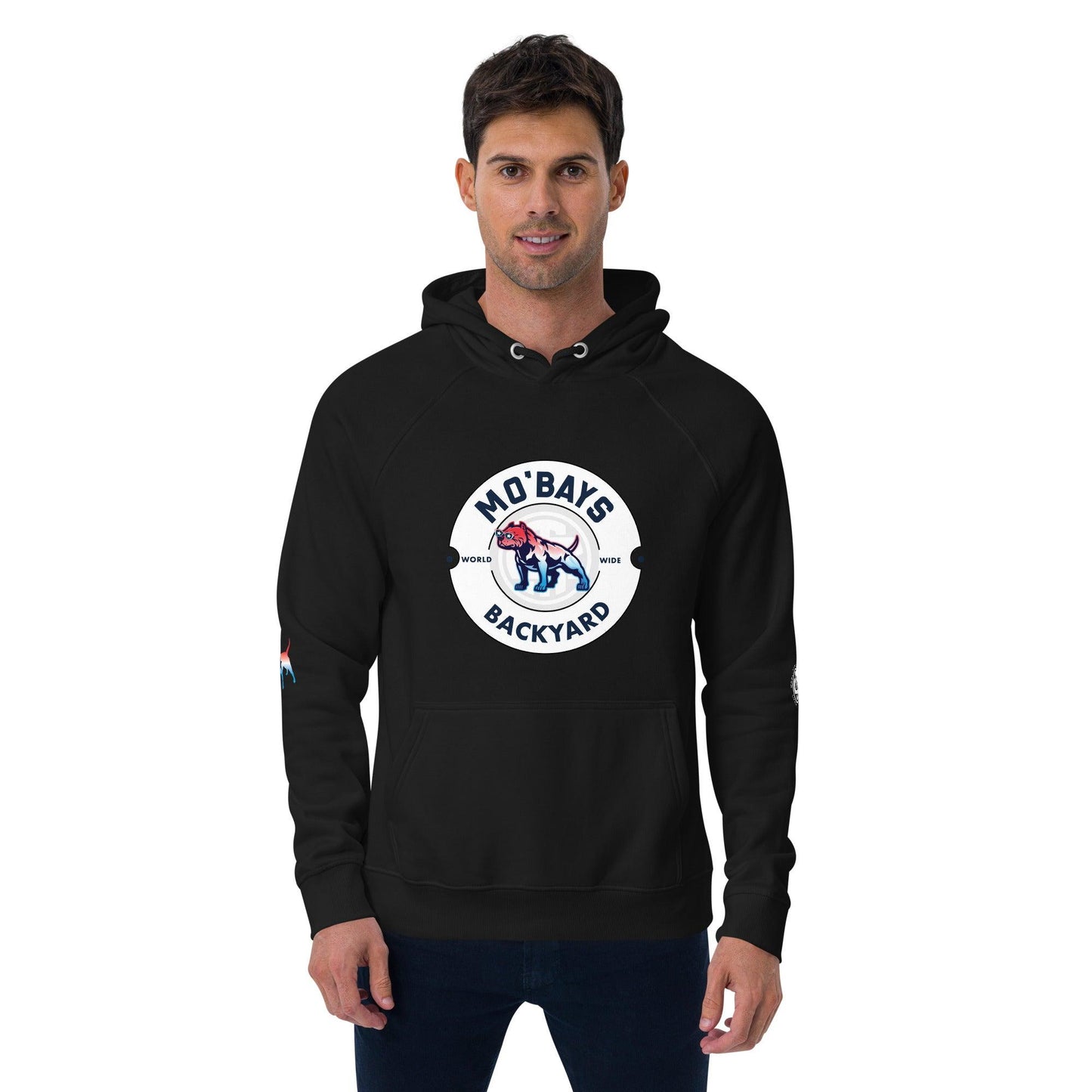 Round Two Unisex Raglan Organic Hoodie - Mo'Bays Backyard