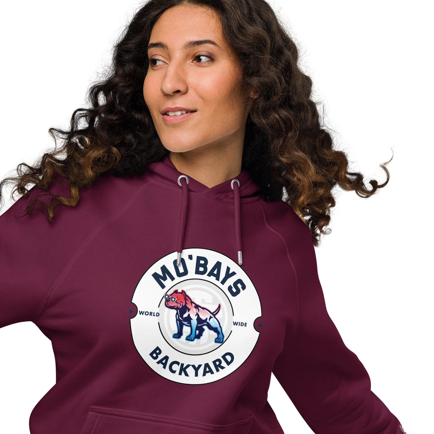 Round Two Unisex Raglan Organic Hoodie - Mo'Bays Backyard