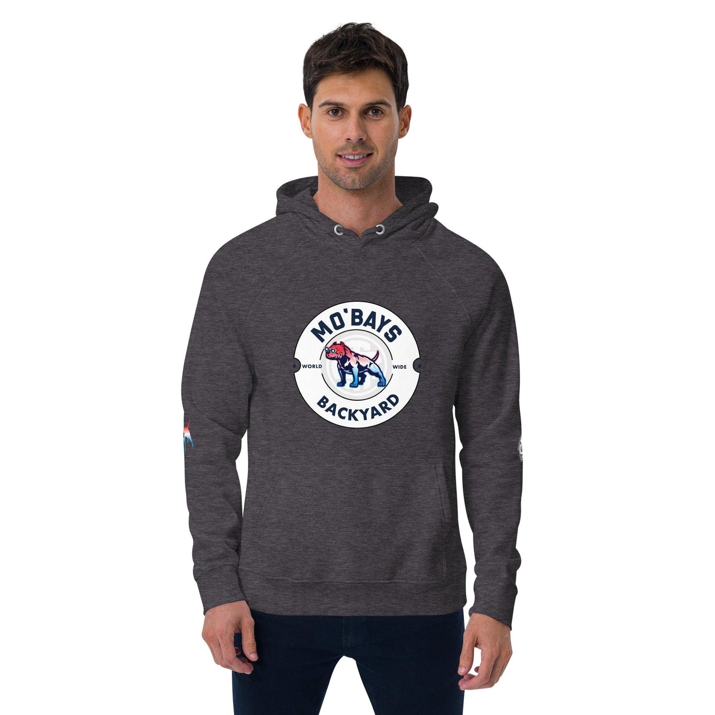 Round Two Unisex Raglan Organic Hoodie - Mo'Bays Backyard