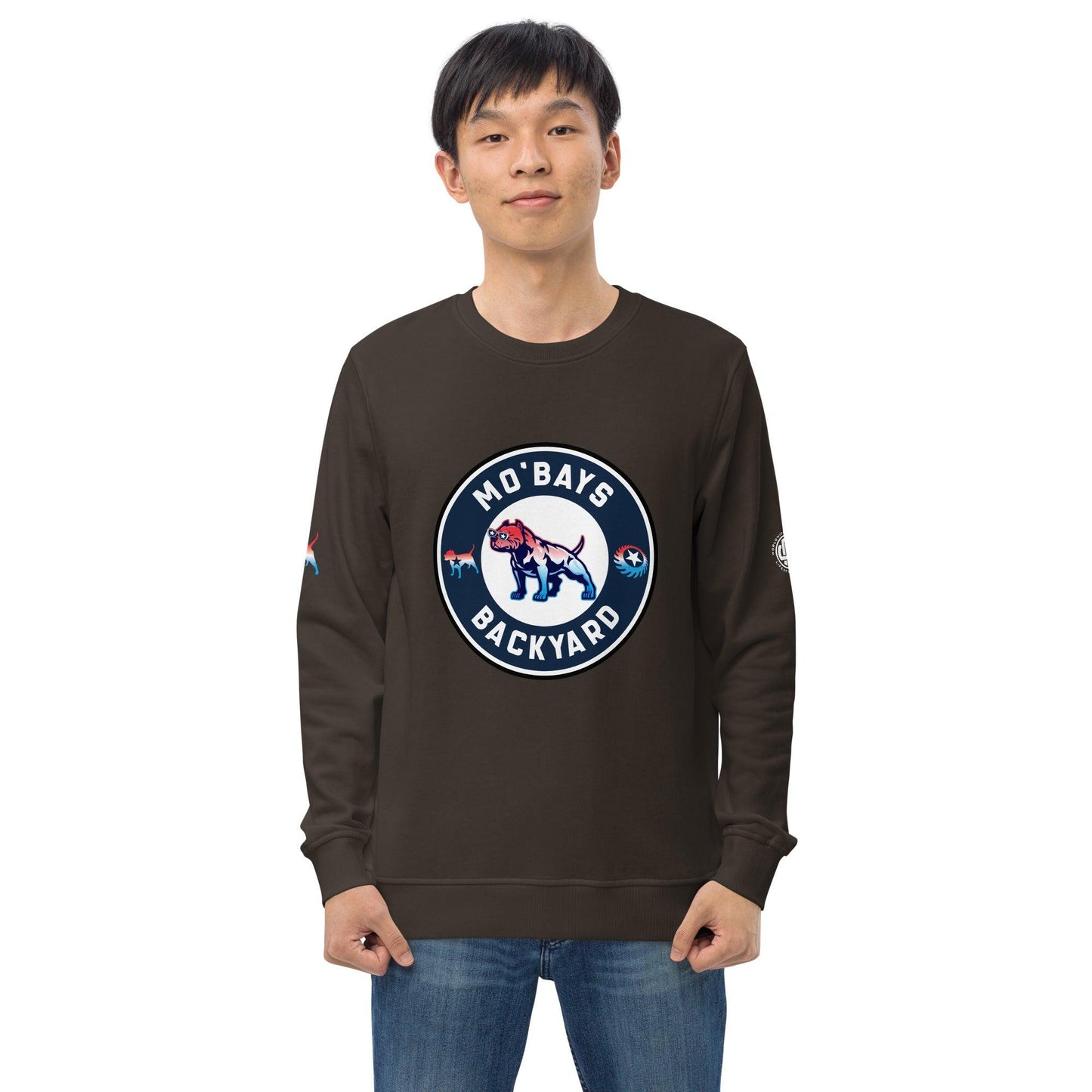 Round Unisex Organic Sweatshirt - Mo'Bays Backyard