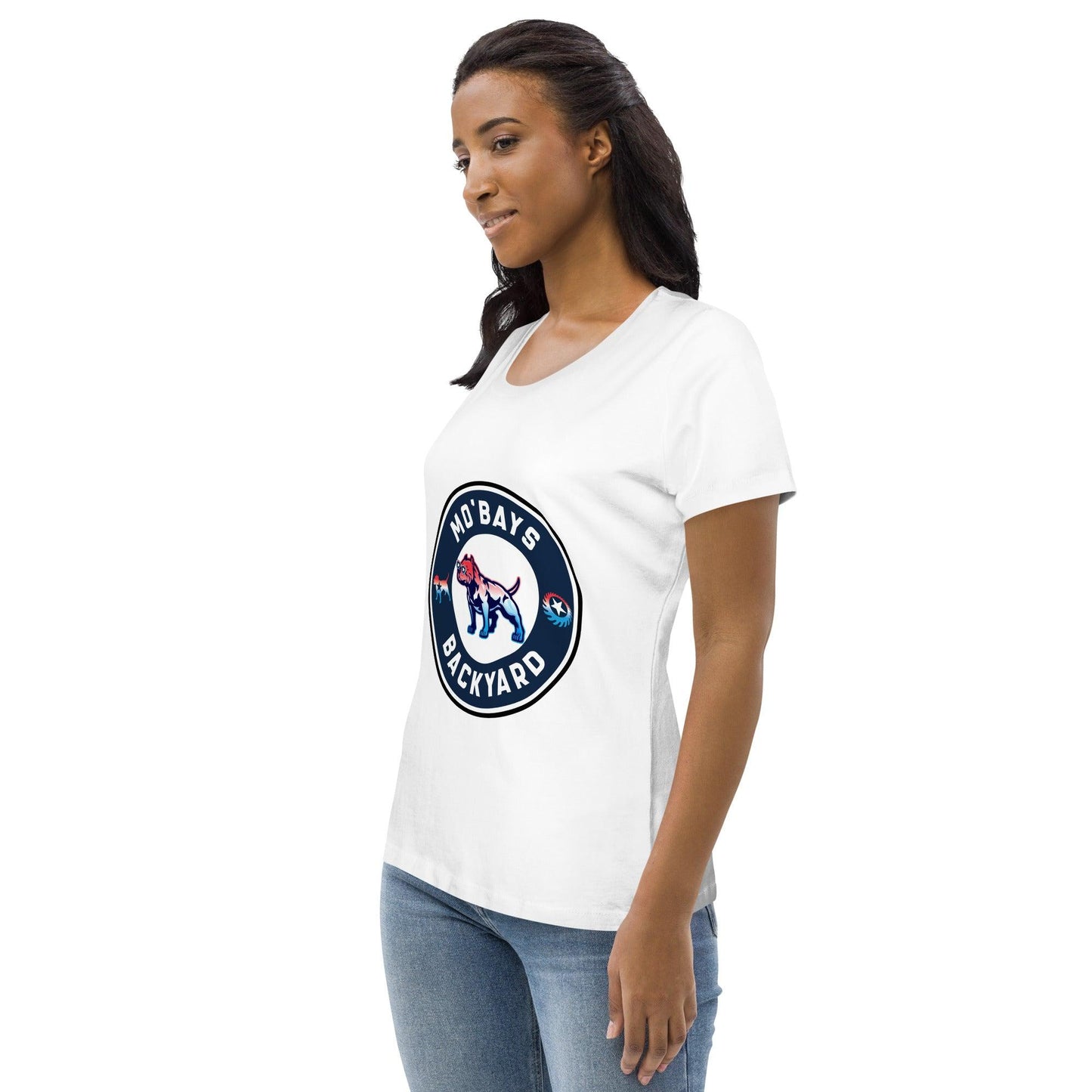 Round Women's Organic Tee - Mo'Bays Backyard