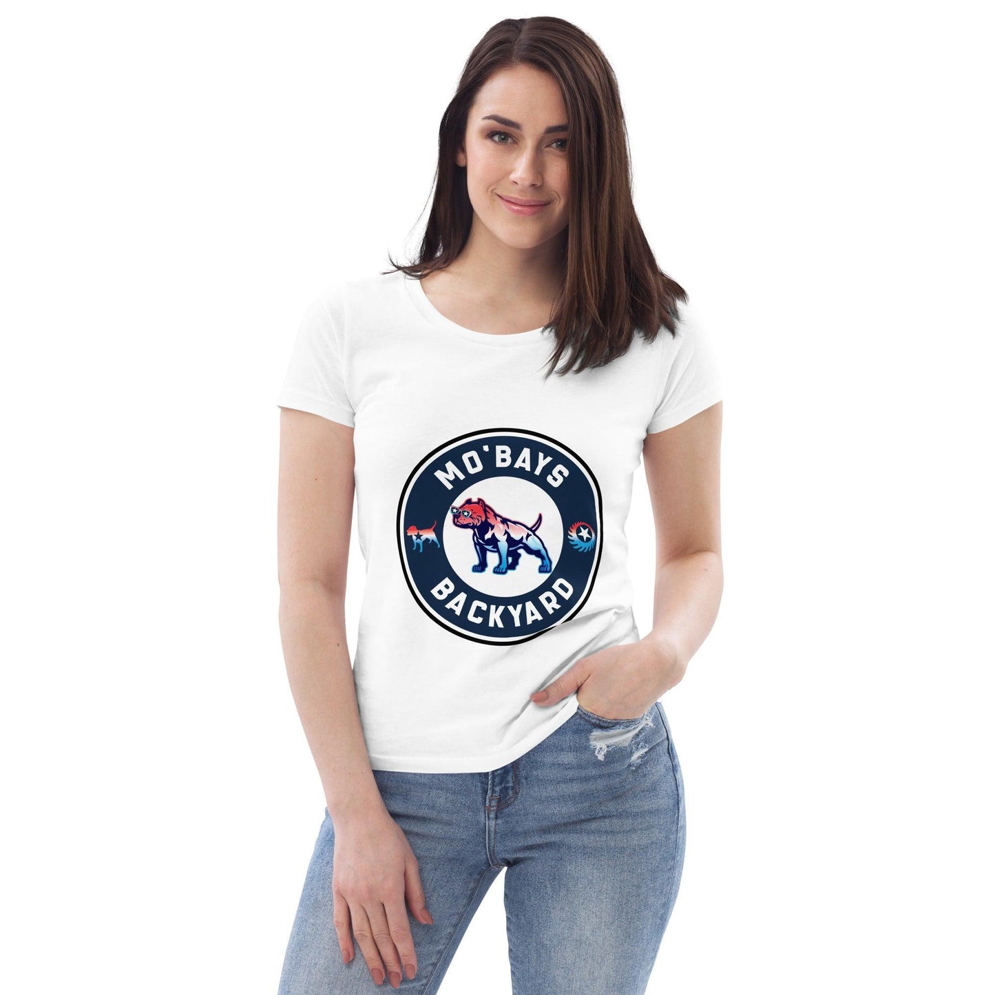 Round Women's Organic Tee - Mo'Bays Backyard