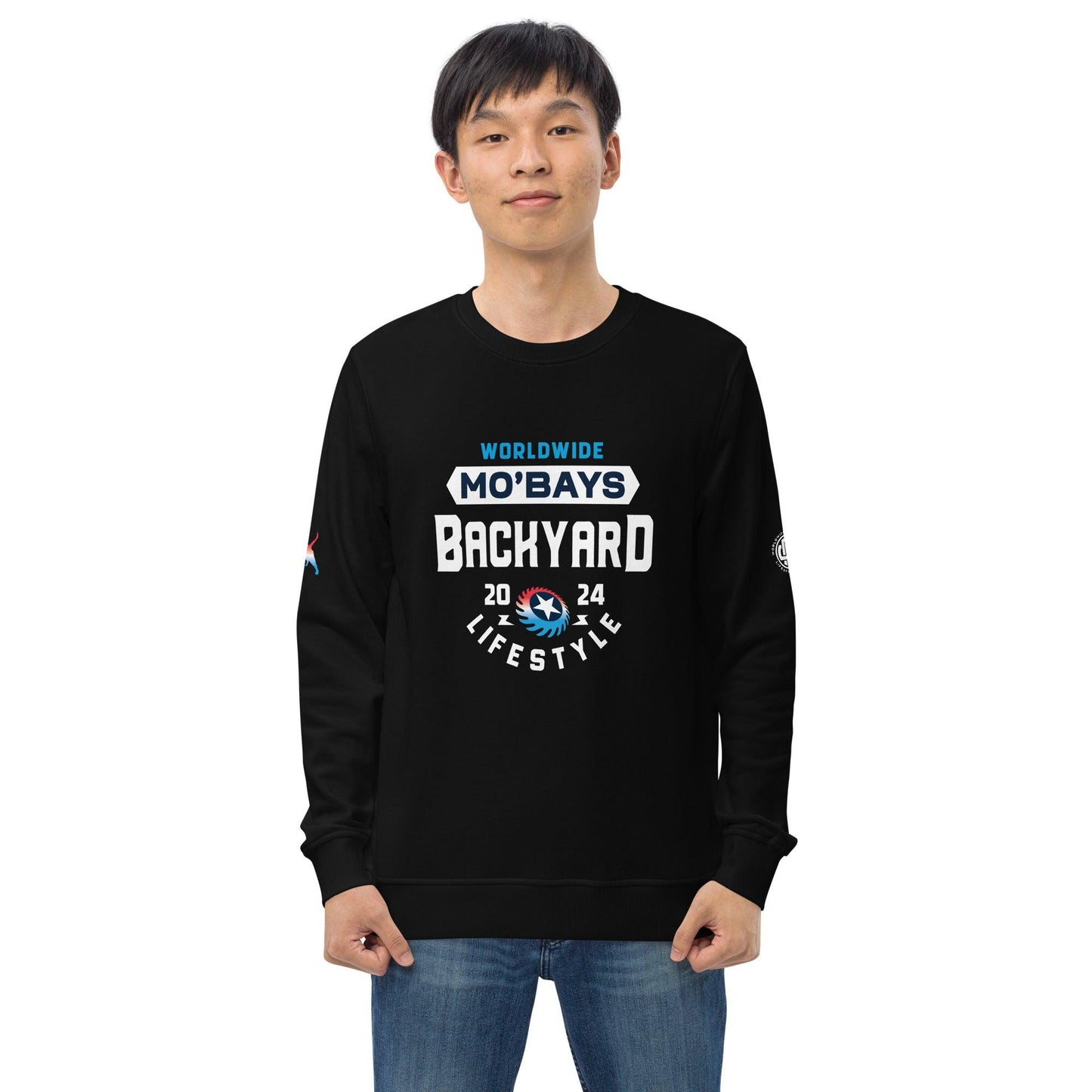 Simple Unisex Organic Sweatshirt (Dark Color) - Mo'Bays Backyard