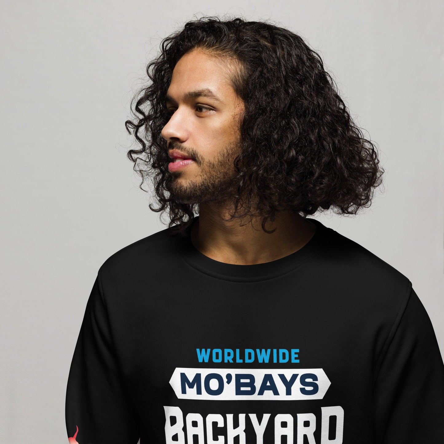 Simple Unisex Organic Sweatshirt (Dark Color) - Mo'Bays Backyard