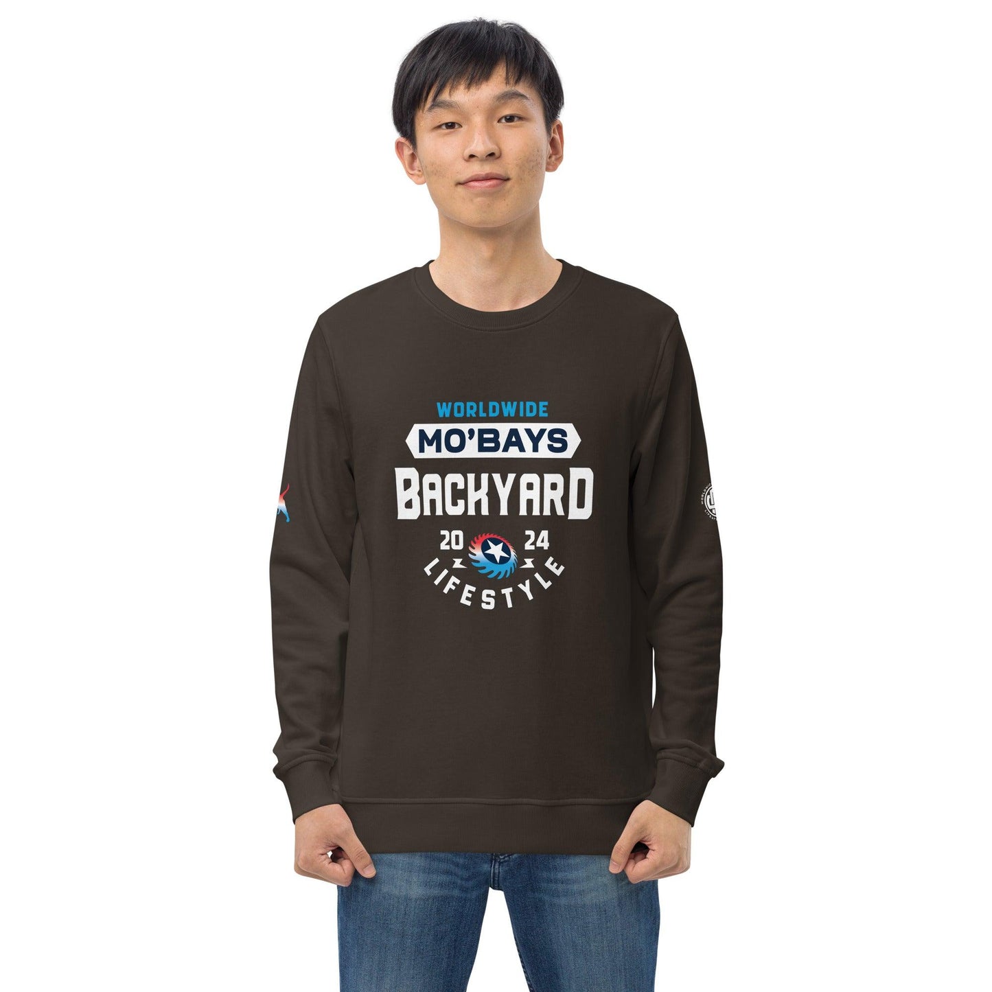 Simple Unisex Organic Sweatshirt (Dark Color) - Mo'Bays Backyard