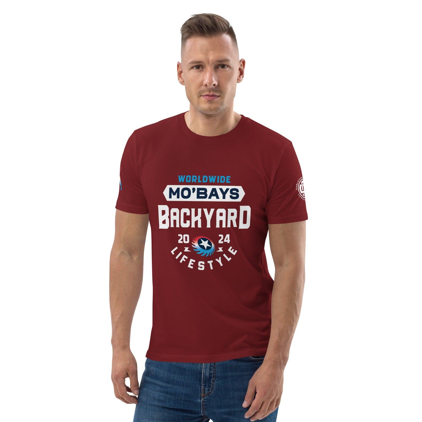 Simple Unisex Organic Tee (Dark Color) - Mo'Bays Backyard