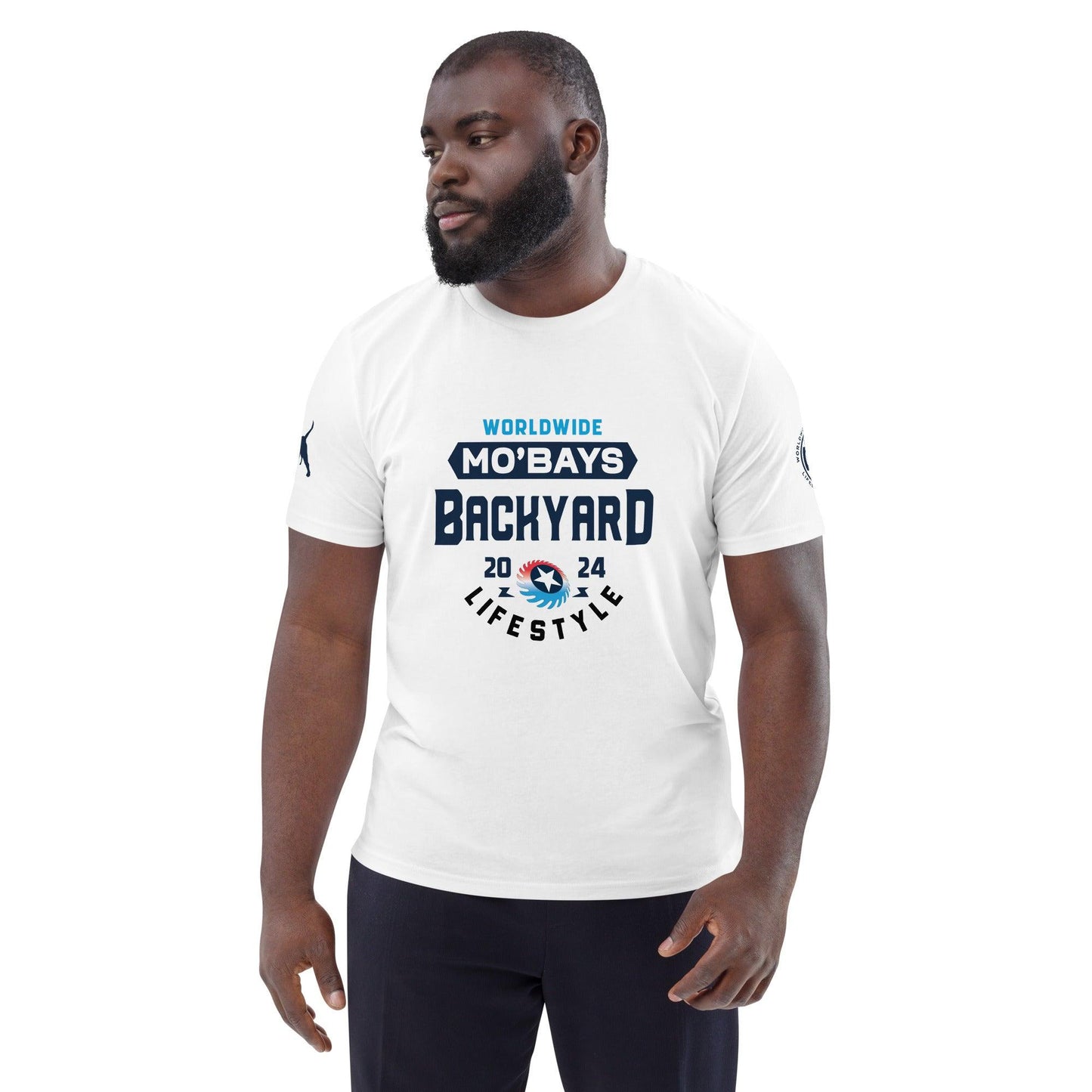 Simple Unisex Organic Tee (Light Color) - Mo'Bays Backyard