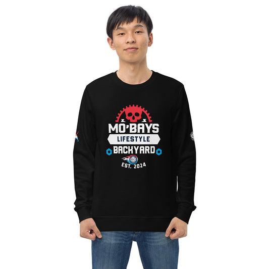 Skull One Unisex Organic Sweatshirt (Dark Color) - Mo'Bays Backyard