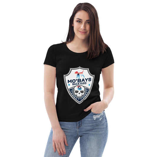 Skull Three Women's Organic Tee - Mo'Bays Backyard