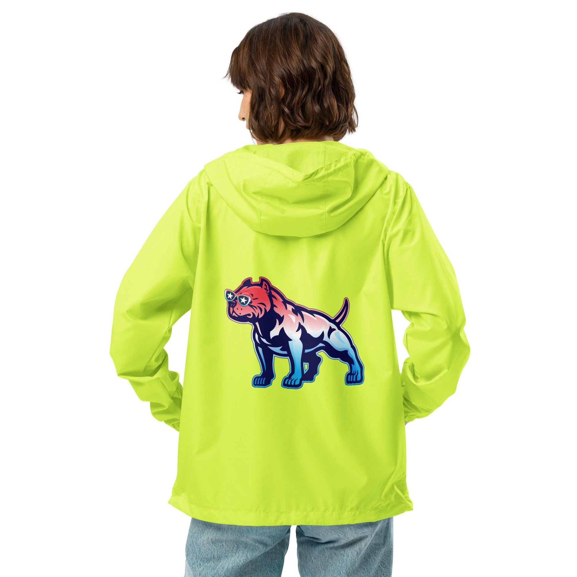 Standing Unisex Lightweight Zip-Up Windbreaker Jacket - Mo'Bays Backyard