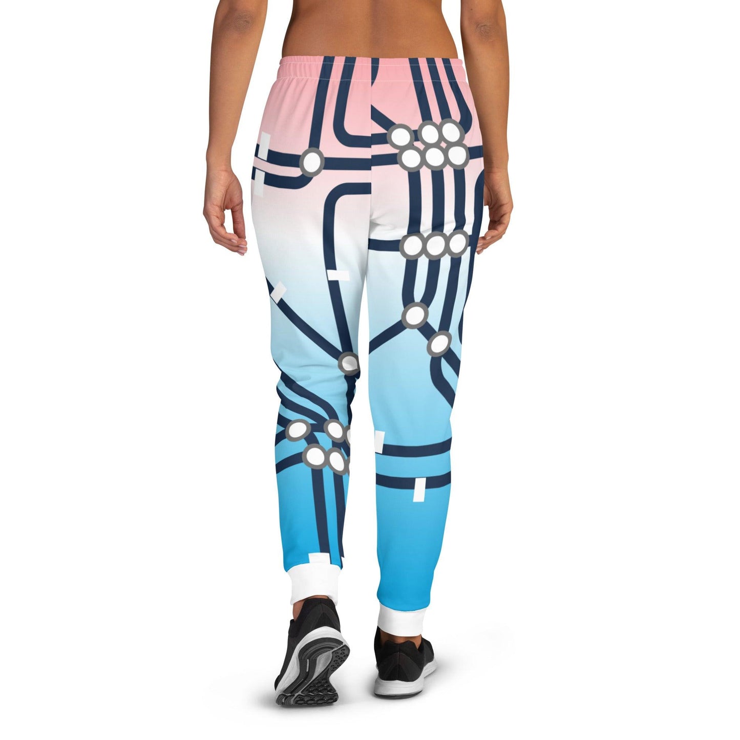 Traffic Blue Light Women's Joggers - Mo'Bays Backyard