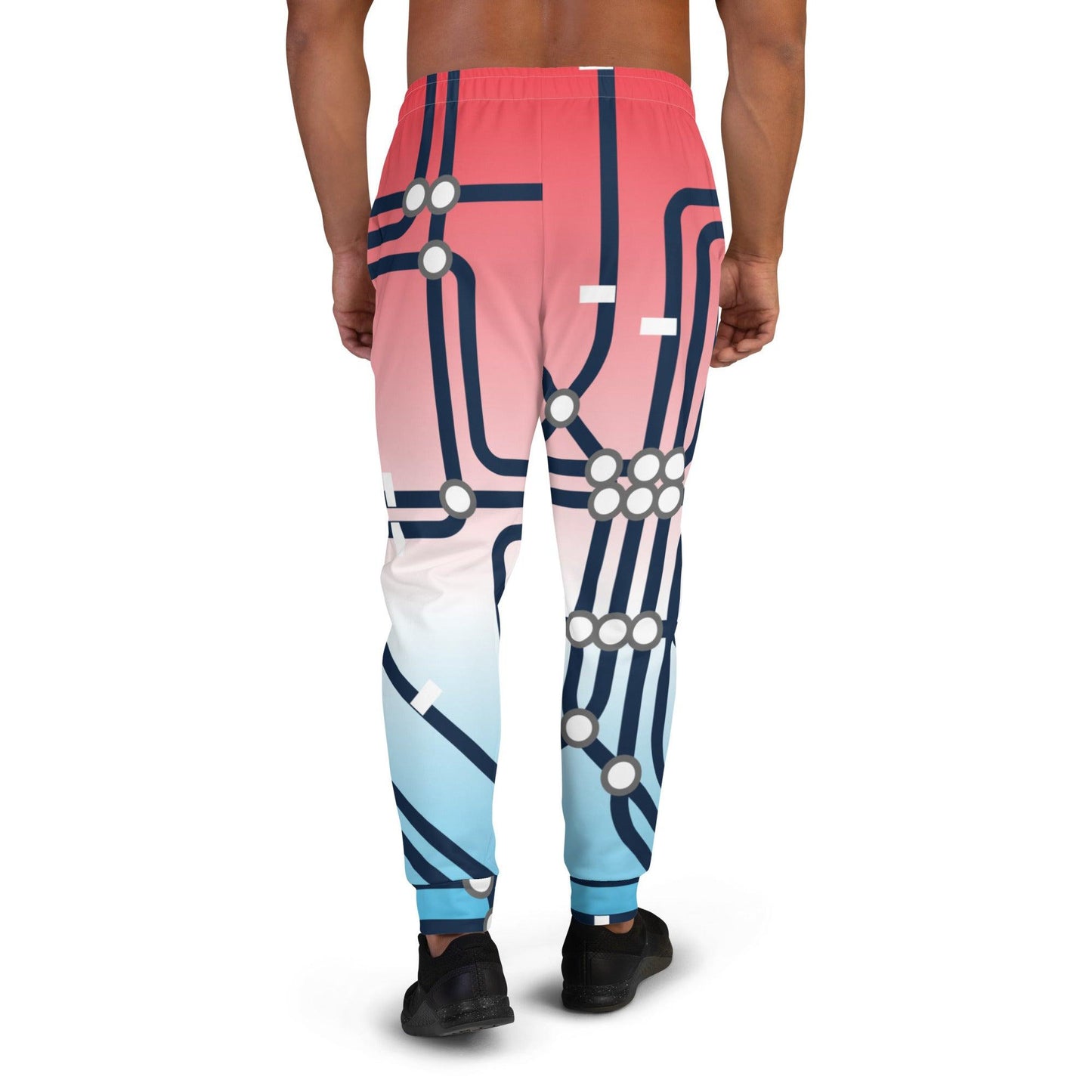 Traffic Red Light Men's Joggers - Mo'Bays Backyard