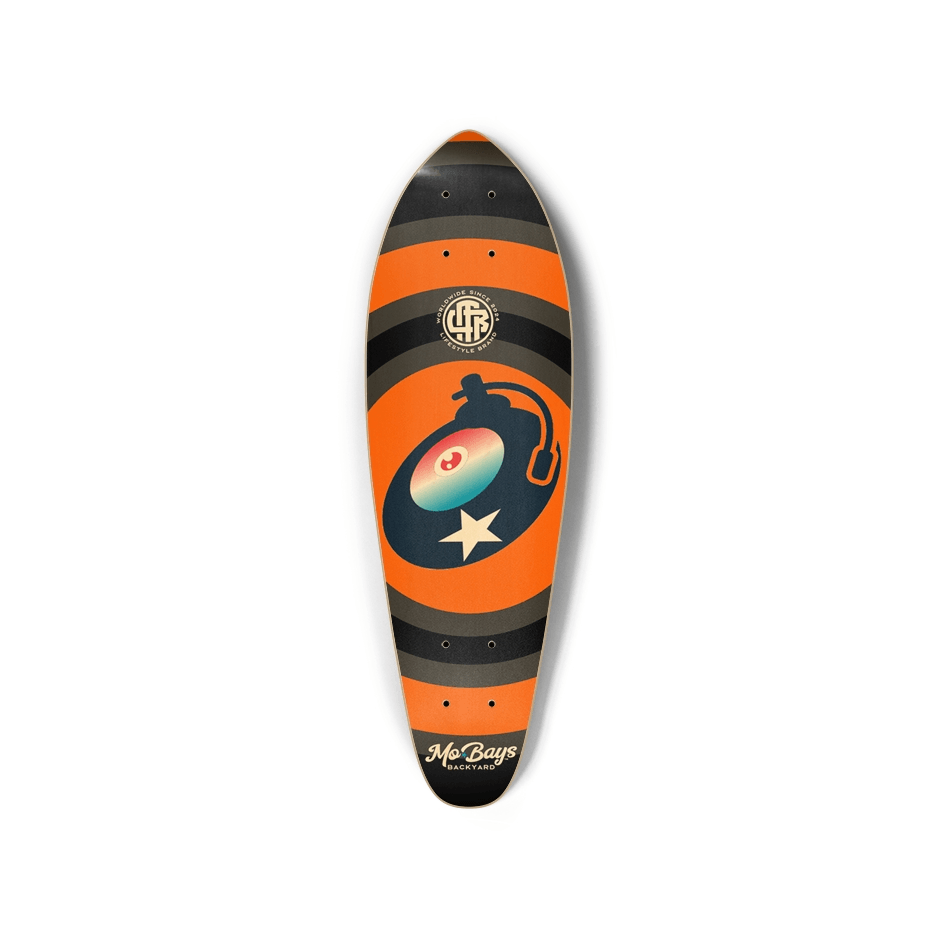 Turntable Mini Cruiser Orange Crush - Mo'Bays Backyard