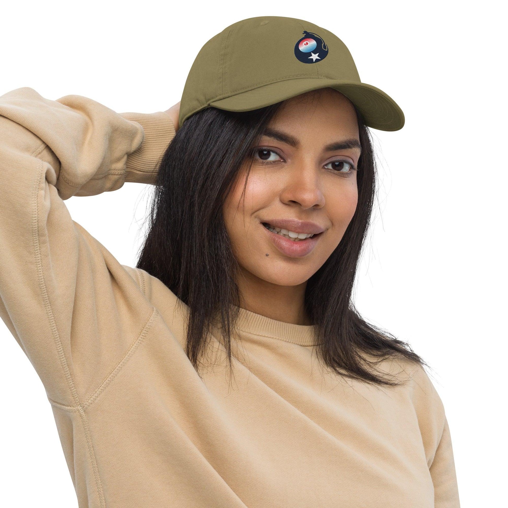 Turntable Organic Dad Hat (Light Color) - Mo'Bays Backyard