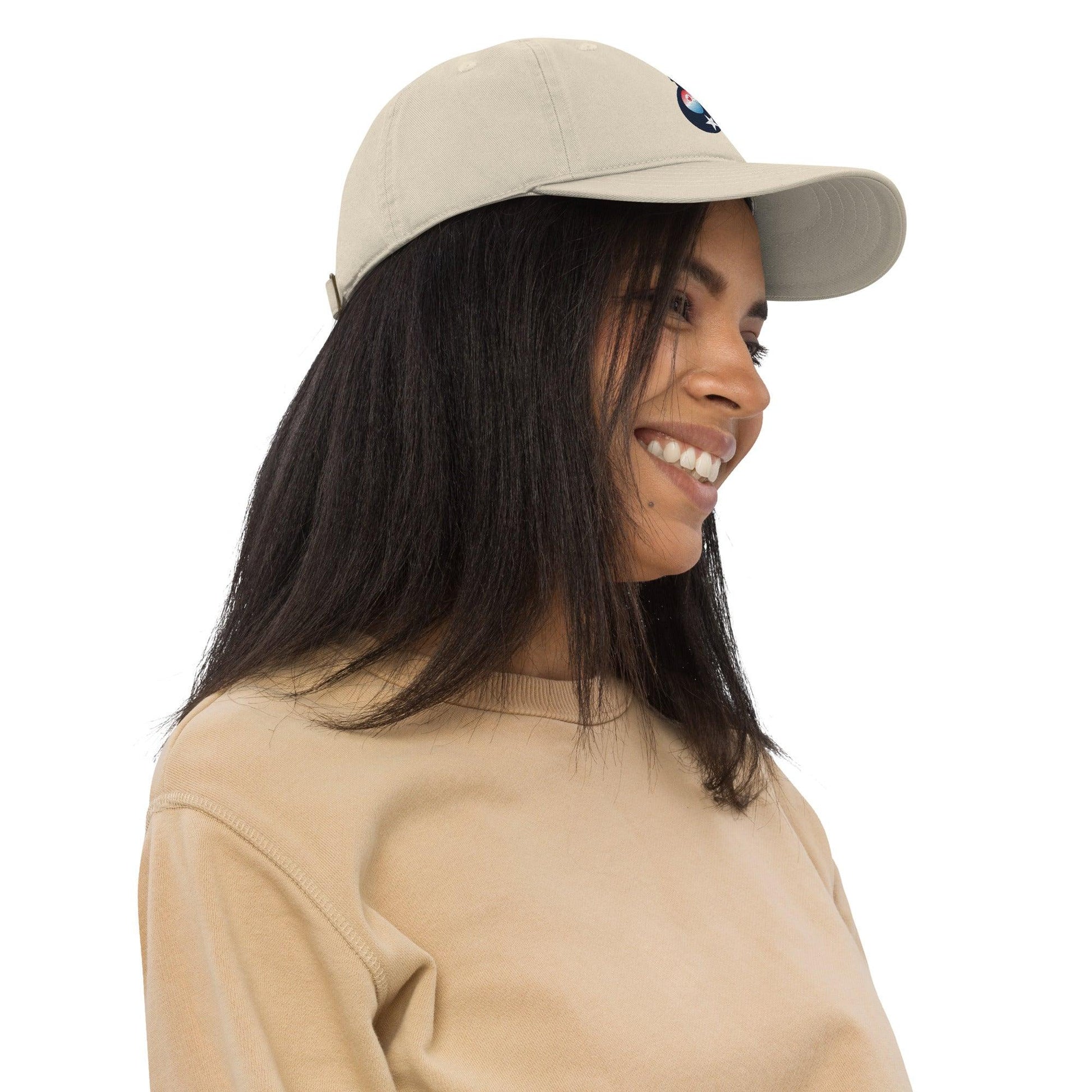 Turntable Organic Dad Hat (Light Color) - Mo'Bays Backyard