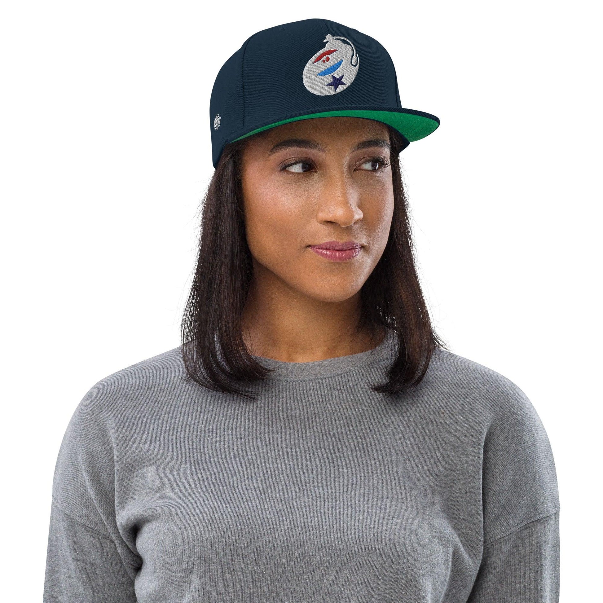 Turntable Snapback Hat (Dark Color) - Mo'Bays Backyard