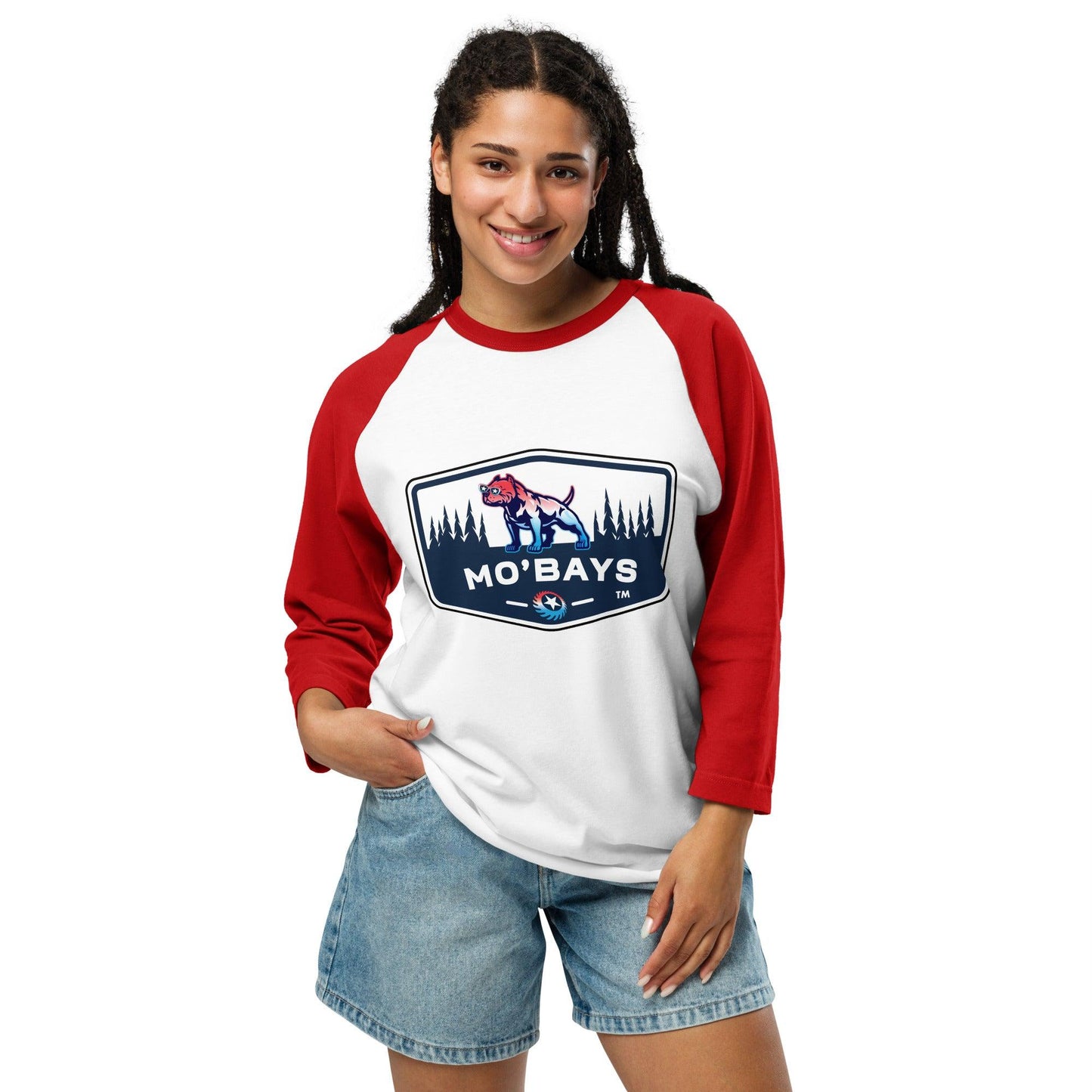 Wildlife 3/4 Sleeve Raglan Shirt - Mo'Bays Backyard