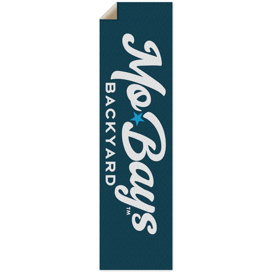 Wordmark 9x33 Griptape Blue - Mo'Bays Backyard