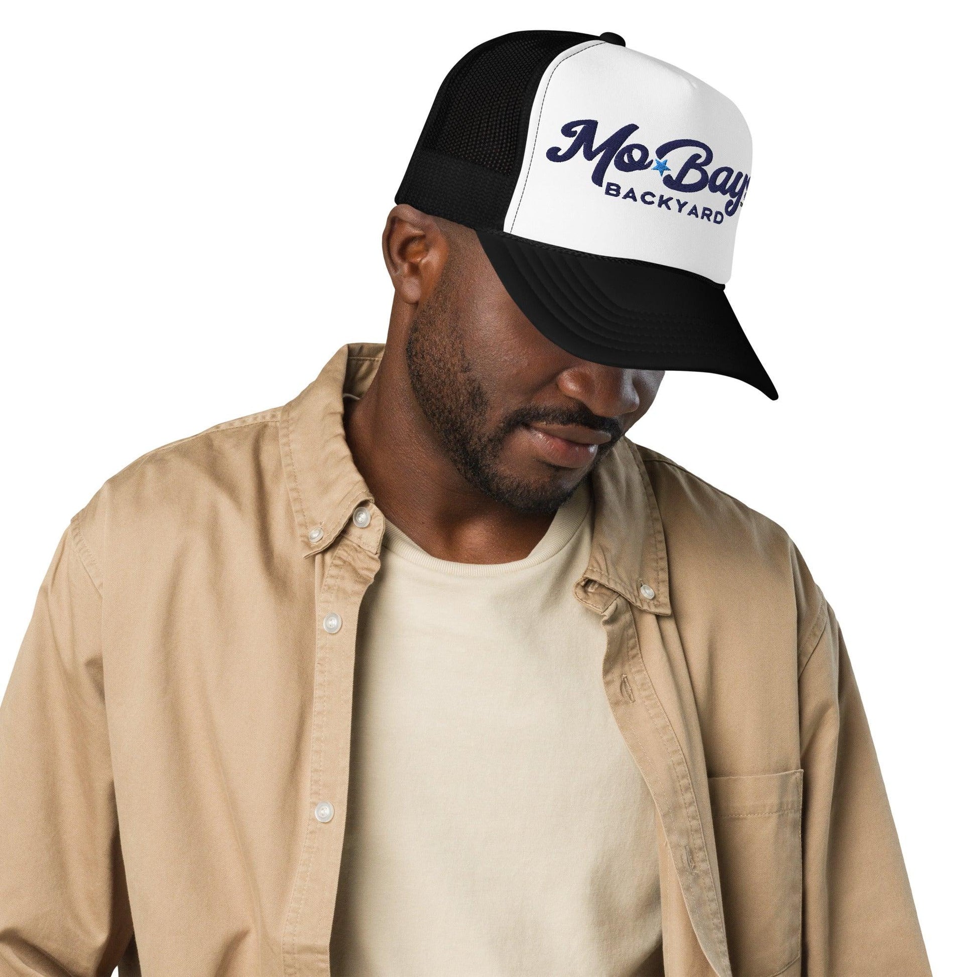 Wordmark Foam Trucker Hat (Light Color) - Mo'Bays Backyard