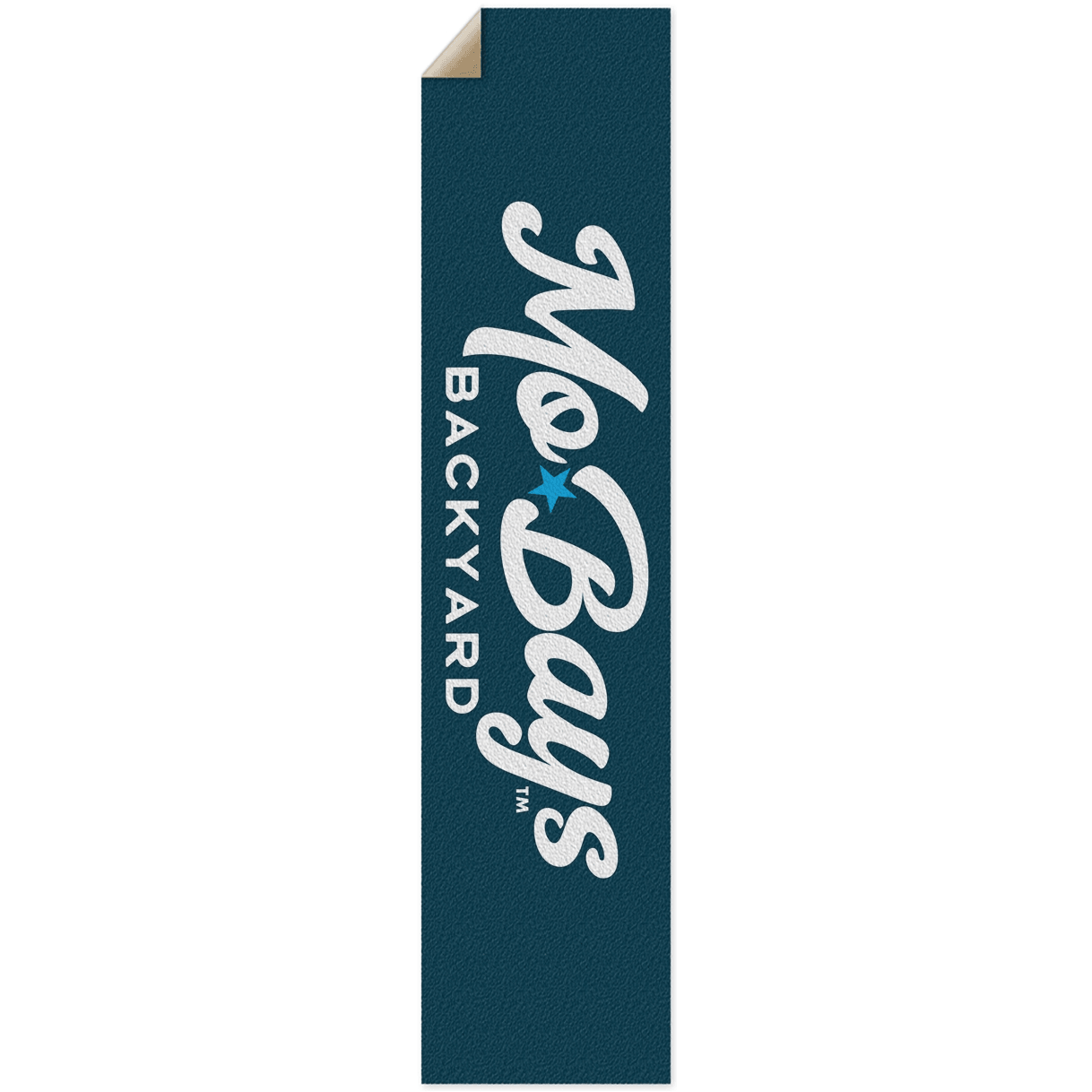 Wordmark Longboard Griptape Blue - Mo'Bays Backyard