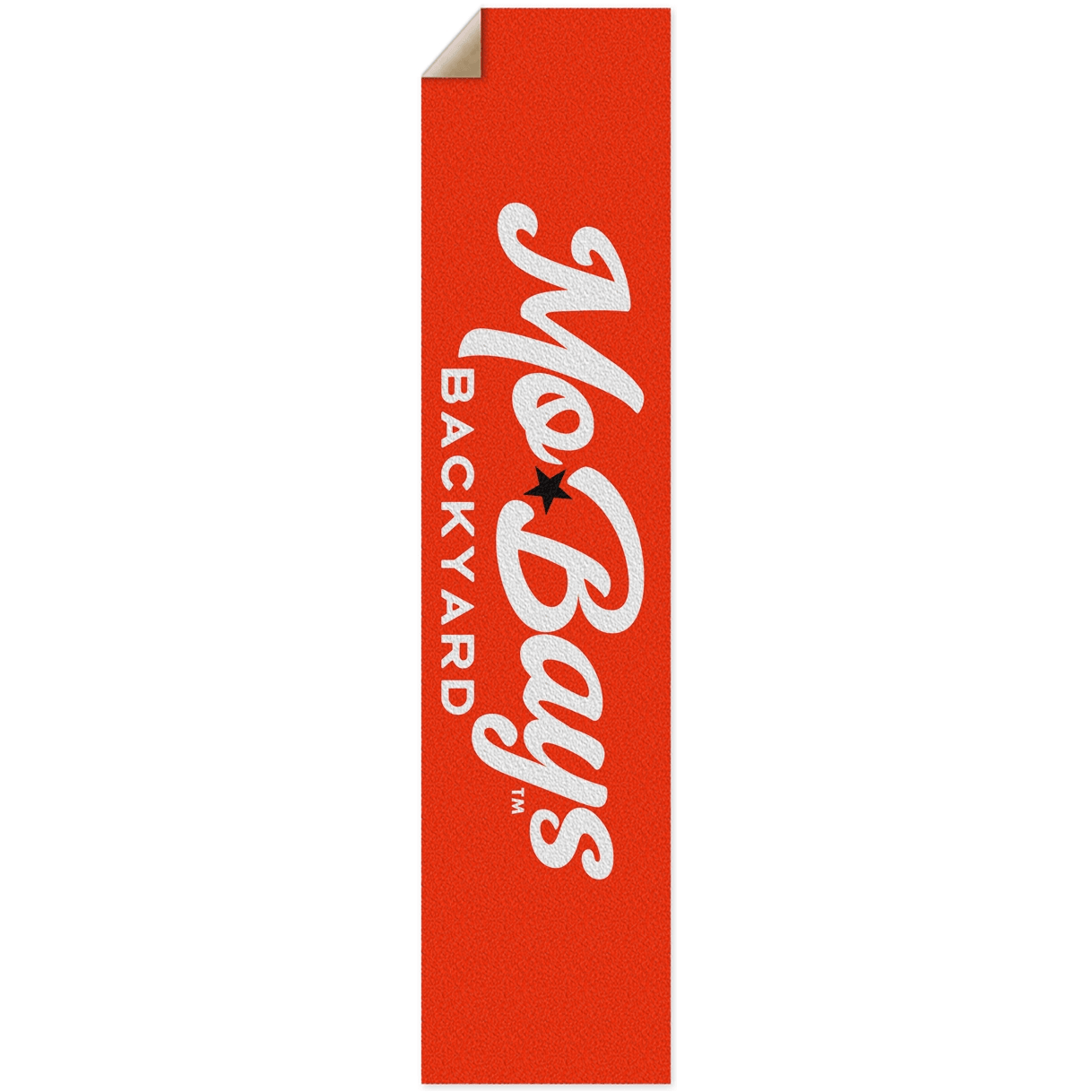 Wordmark Longboard Griptape Red - Mo'Bays Backyard