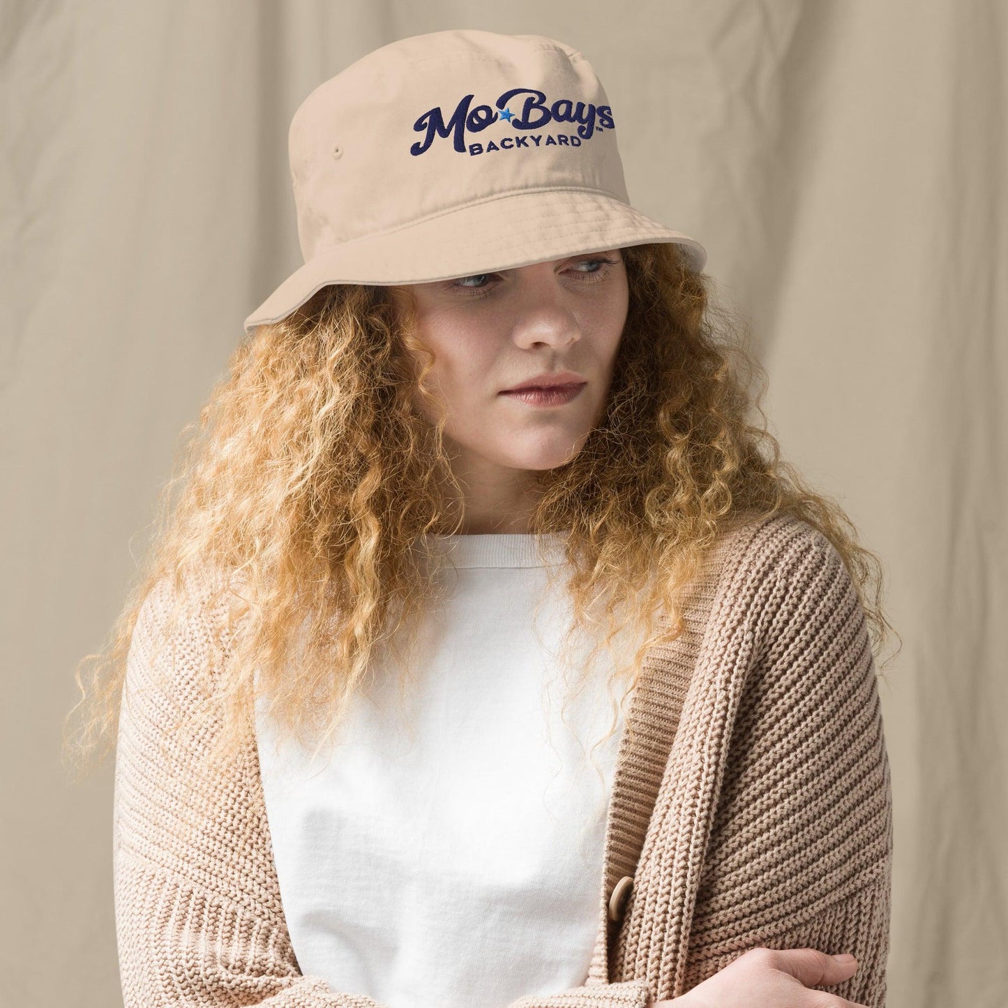 Wordmark Organic Bucket Hat - Mo'Bays Backyard