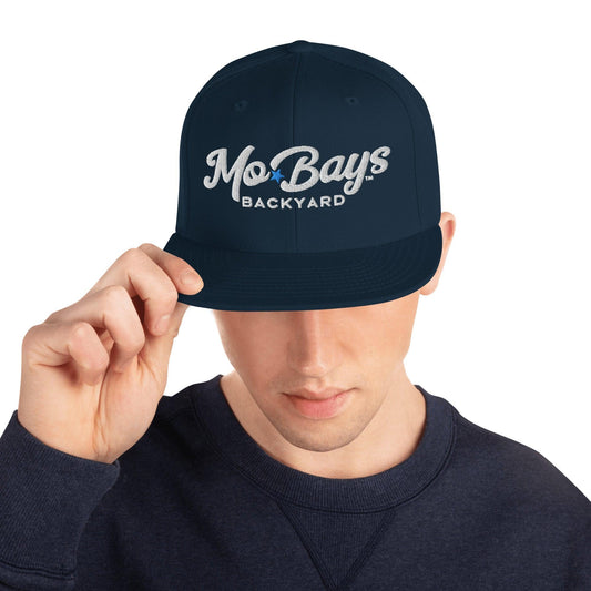 Wordmark Snapback Hat (Dark Color) - Mo'Bays Backyard